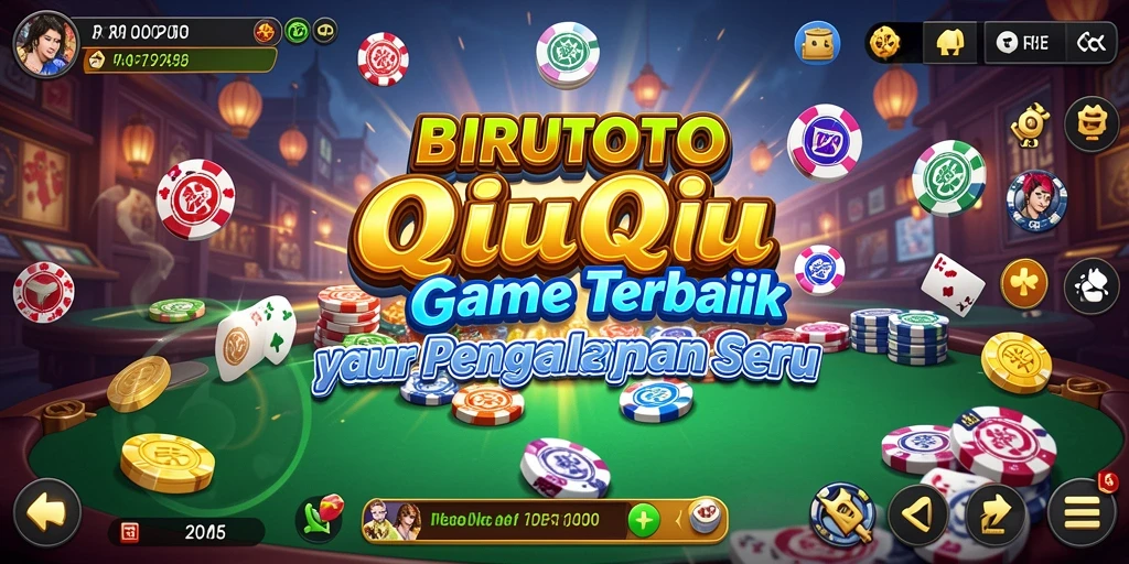 Tampilan gameplay QiuQiu yang seru di BIRUTOTO.