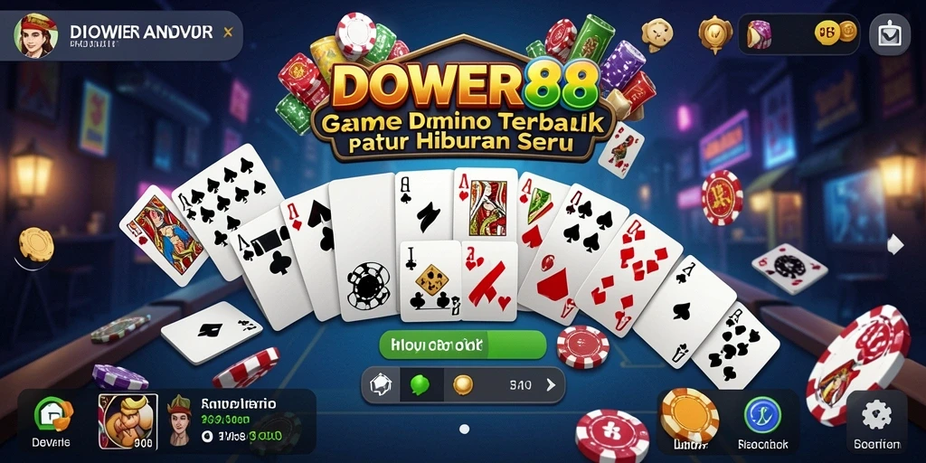 Tampilan gameplay DOWER88 yang seru dan menantang.