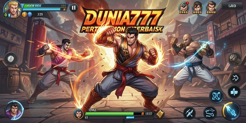 Gameplay intens dengan aksi pertarungan yang mendebarkan.