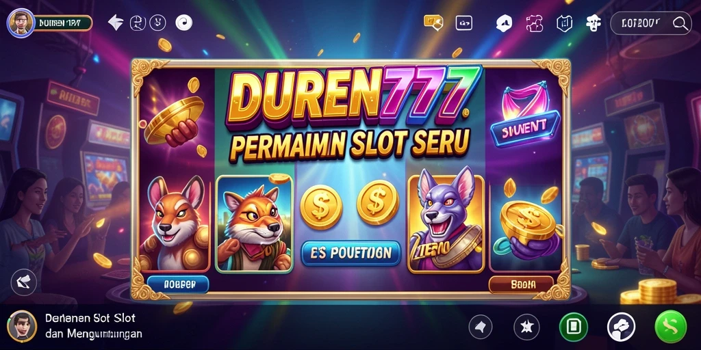 Tampilan menarik dari gameplay Slot DUREN777 yang mengasyikkan.