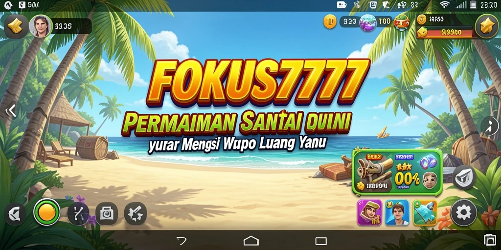 Tangkapan layar FOKUS777 menampilkan gameplay yang seru dan menyenangkan.