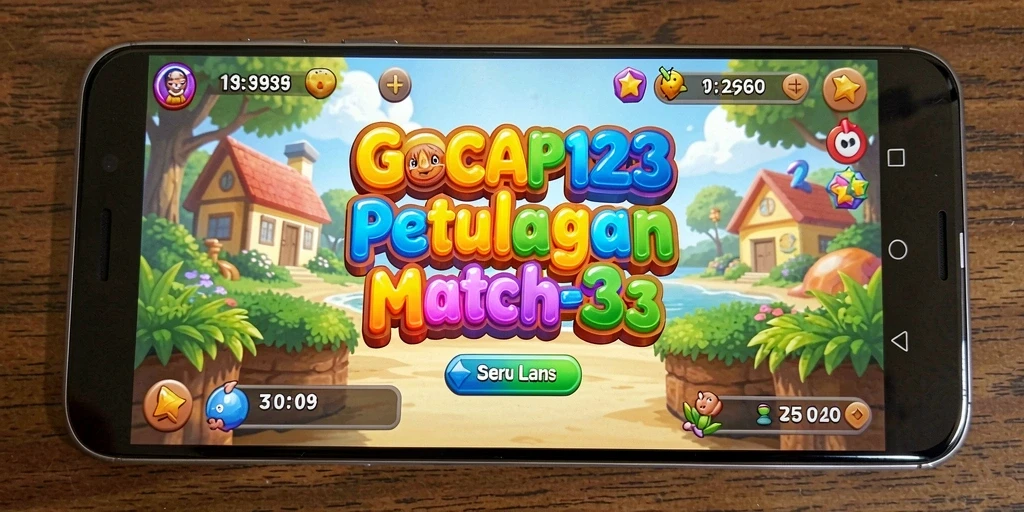 Tampilan menarik gameplay GOCAP123 dengan objek yang bisa dicocokkan.