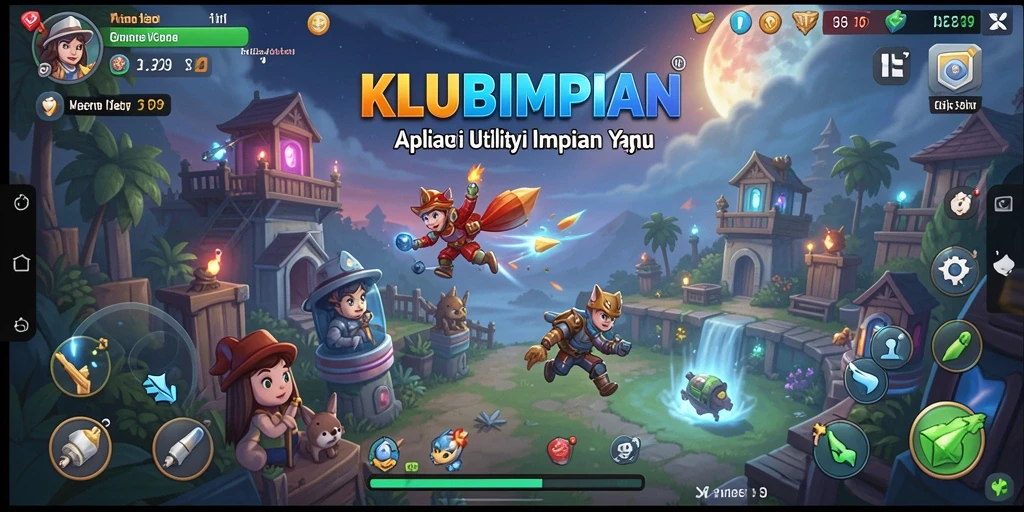 Tampilan aplikasi KLUBIMPIAN yang memudahkan pengelolaan impian.