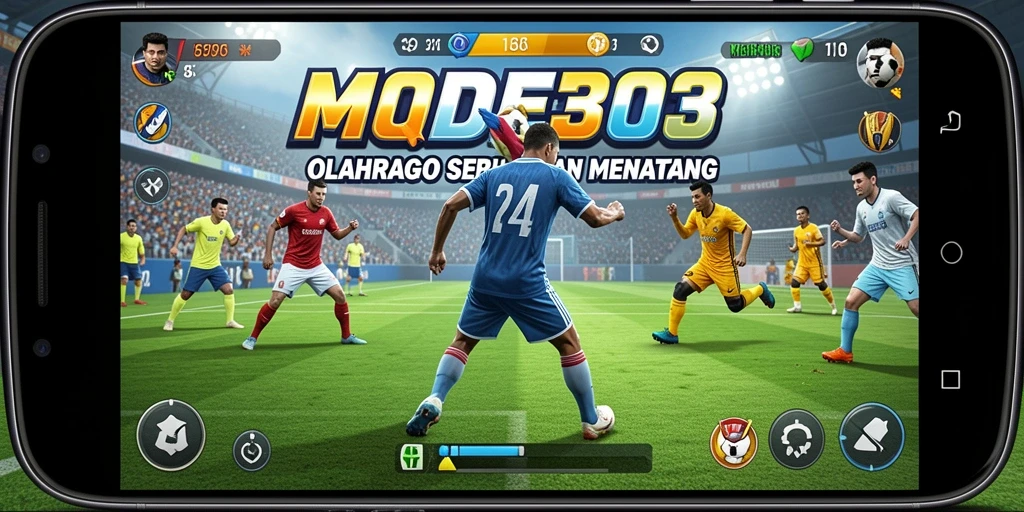 Screenshot menampilkan gameplay dinamis dan seru dalam MODE303.