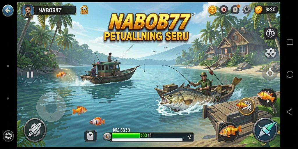Tangkapan ikan terbesar dari NABOB77 dalam aksi gameplay.