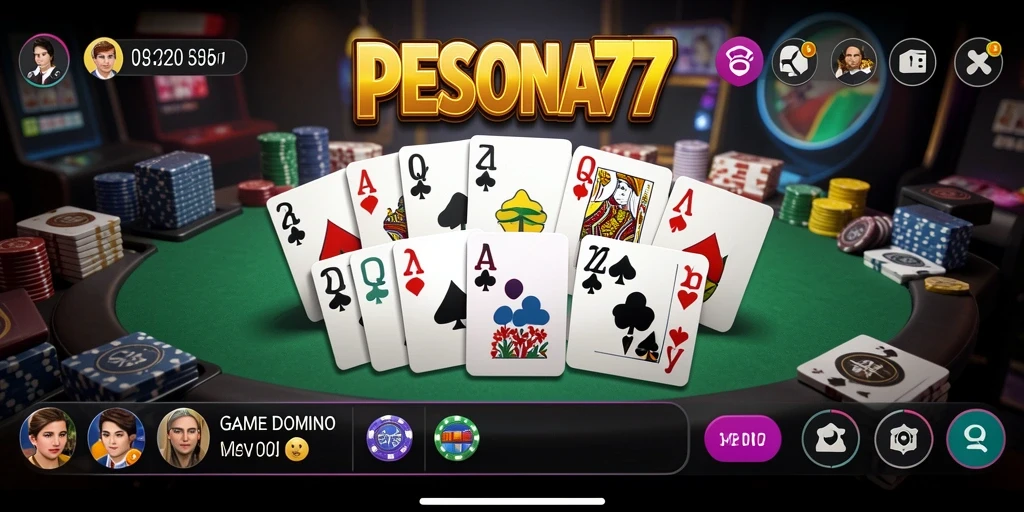 Screenshot PESONA77 yang menampilkan gameplay seru dan interaksi pemain.