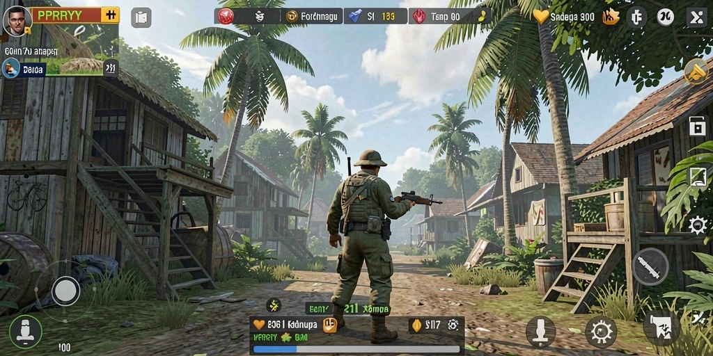 Screenshot utama PPRRYY menampilkan suasana gameplay Simulation yang interaktif.