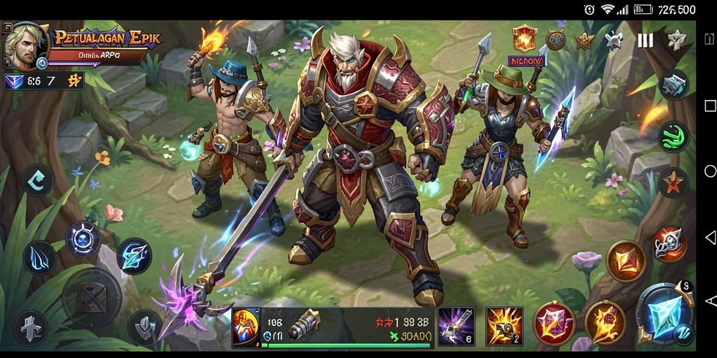 Tampilan gameplay ARPG yang seru dan mendebarkan dari R6R6.