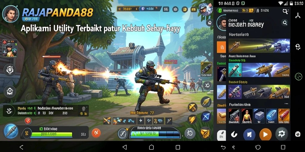 Tampilan antarmuka RAJAPANDA88 yang user-friendly dan intuitif.
