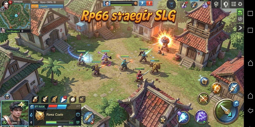 Screenshot gameplay RP66 yang menampilkan pertempuran strategi.