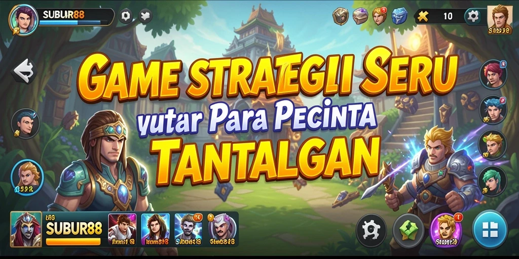 Screenshot permainan SUBUR88 dengan aksi strategi yang mendebarkan.
