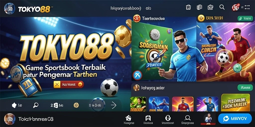 Tangkapan layar utama TOKYO88 menampilkan pengalaman taruhan yang mengasyikkan.