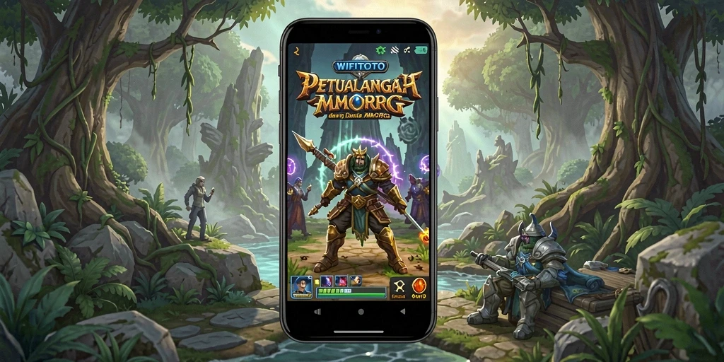 Screenshot utama WIFITOTO menampilkan petualangan seru dalam dunia MMORPG.